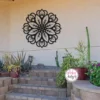 Mandala Flower Metal Sign | Outdoor Decor | Flower Wall Art | Metal Wall Decor | Metal Garden Decor | Bedroom Wall Art | Metal Mandala