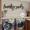 Laundry Sucks Metal Sign | Metal Laundry Sign | Laundry Room Decor | Laundry Room Sign | Washroom Decor | Laundry Room Wall Decor