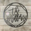 Metal Family Name Sign | Custom Last Name Sign | Metal Name Sign | Metal Wall Decor | Wedding Gift | Housewarming Gift | Metal Wall Art