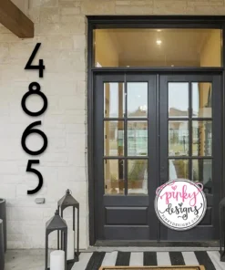Mid Century House Numbers & Letters | Individual House Numbers | Mid Century Modern Address Numbers | Individual Metal Letter | Address Sign